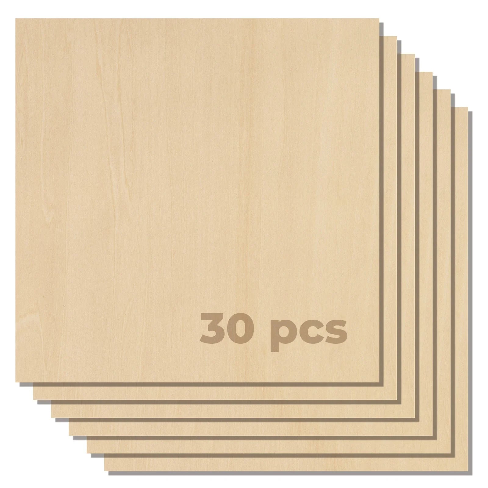 1/8" Basswood Plywood Sheets (30pcs)