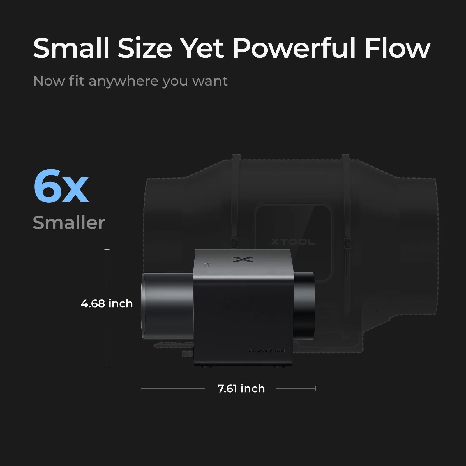 xTool SafetyPro IF2: Hyper Flow Inline Duct Fan