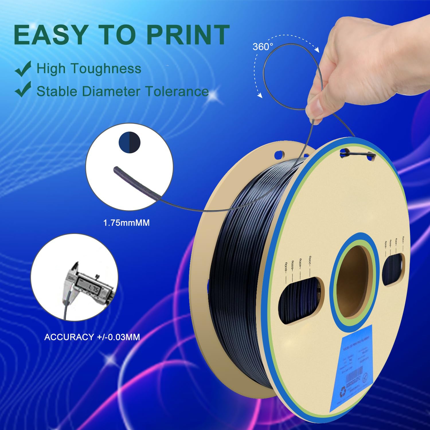 RepRapper Tech Gradient PLA 1 KG