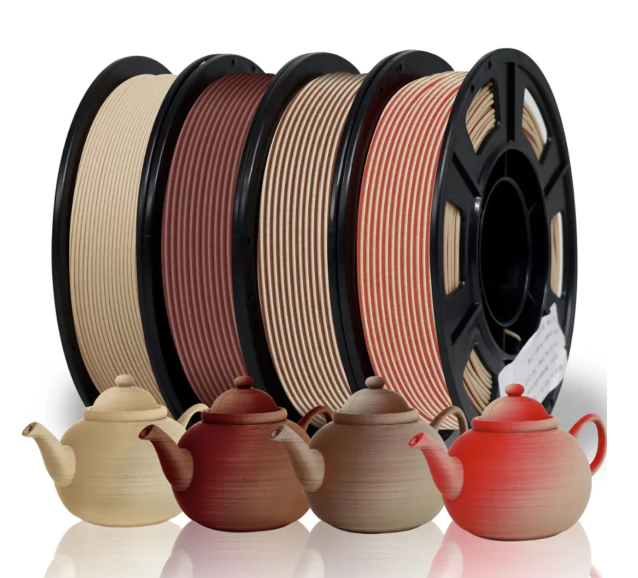 RepRapper Tech - Dual Colour Wood Infused PLA - 1 kg